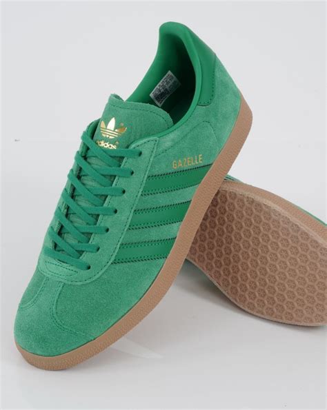 Groene, roze adidas Gazelle online .